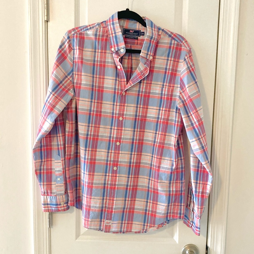 Vineyard Vines Men's Slim Fit Murray Plaid Shirt